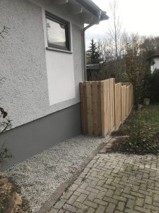 Grundstückseinzäunung