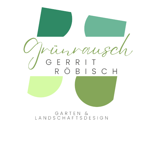Das Logo von Grünrausch-Jena. Garten- und Landschaftsdesign by Gerrit Röbisch